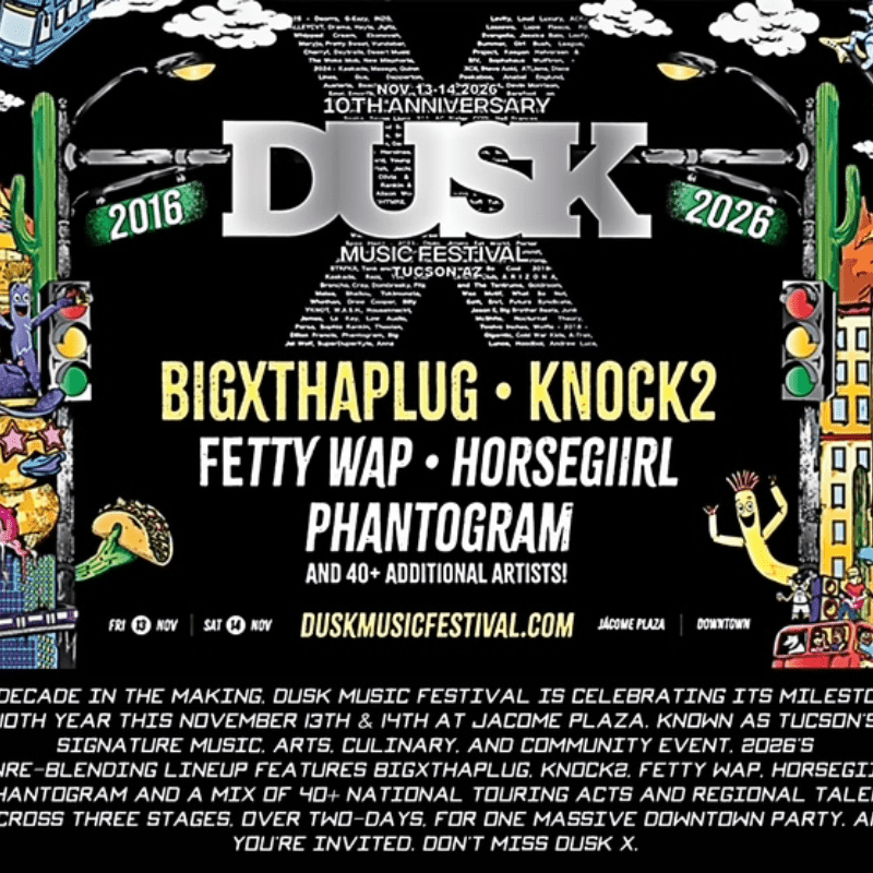 2 Dusk Music Fest GA Passes Valued @$380.00 (copy)