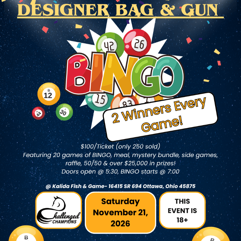 Designer Bag & Gun Bingo