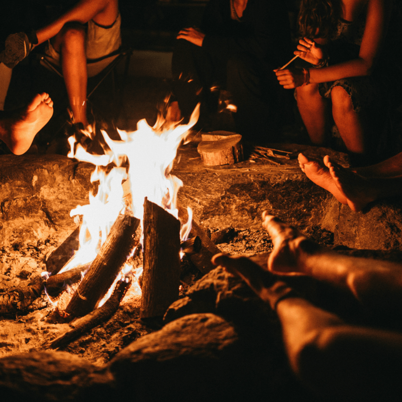 Bonfire at Sokol Camp - 10/9/26