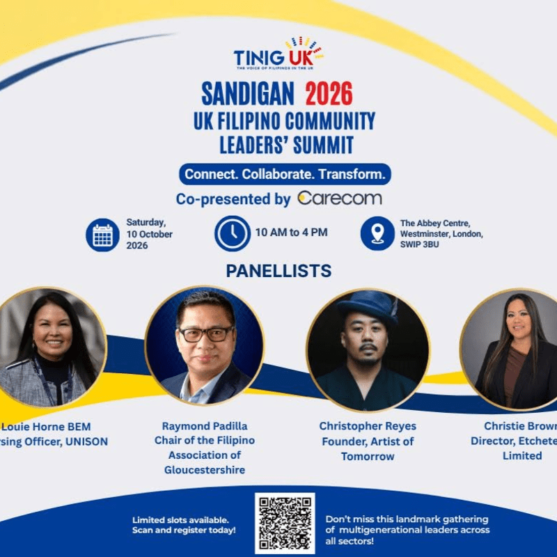 Sandigan 2026: UK Filipino Community Leaders' Summit