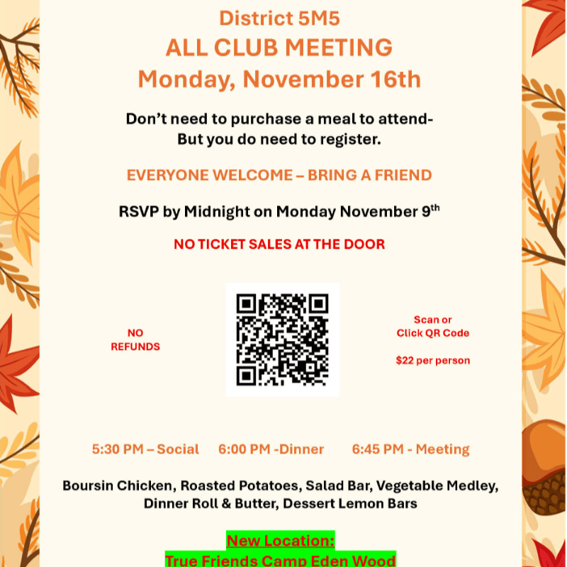 All Club Meeting