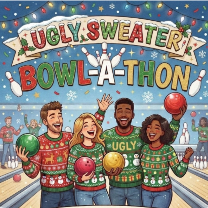 Ugly Sweater Bowl-a-thon
