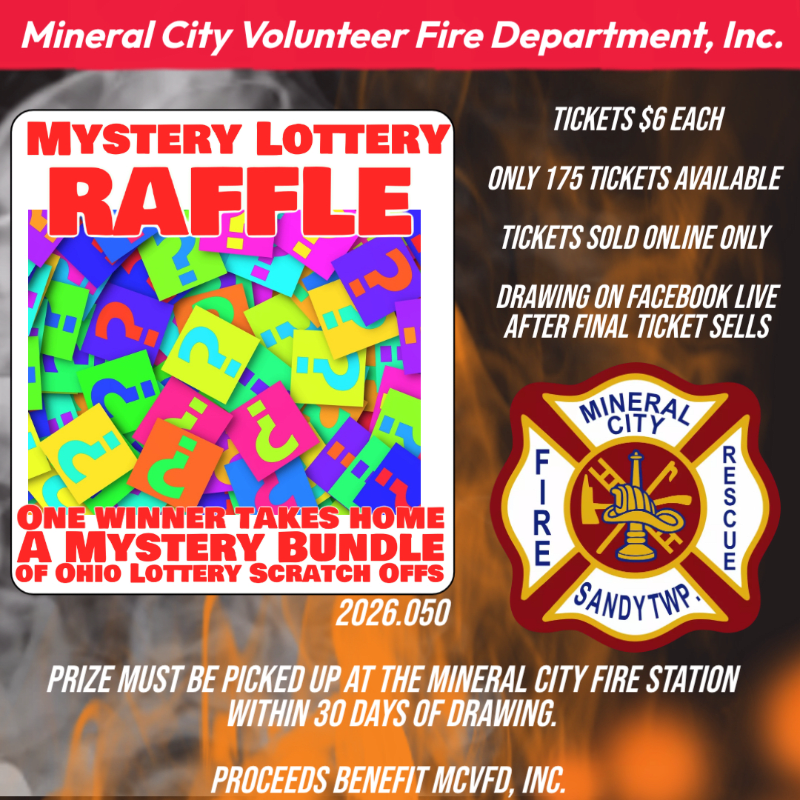 MCVFD, Inc. Mystery Scratch Off Lottery Raffle (2026.050)