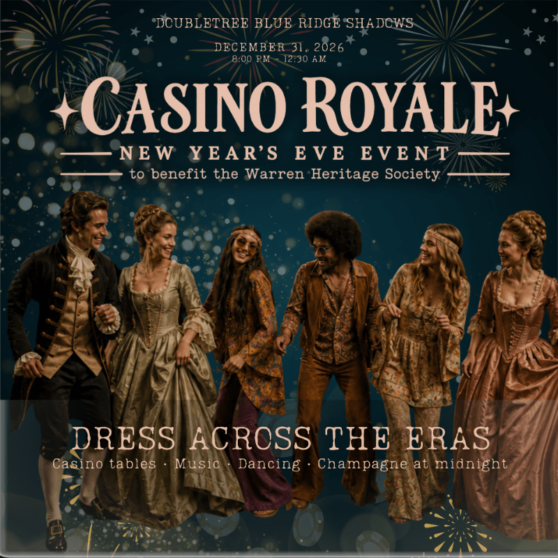 Casino Royale - A New Year's Eve Party for the Warren Heritage Society