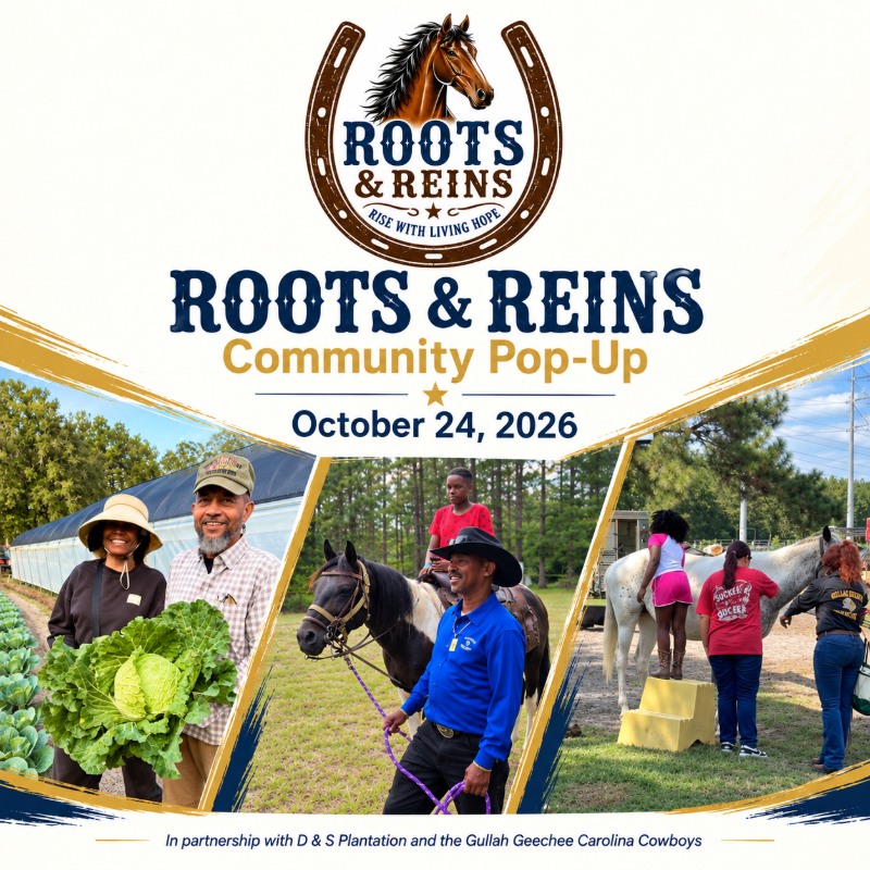 Roots & Reins Community Pop-Up October 2026.