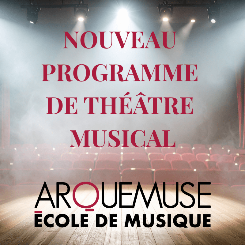 Loto 50/50 Programme de formation en théâtre musicale de l'Arquemuse