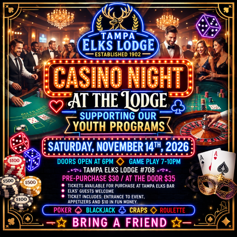 Casino Night at the Lodge Supporting Youth Programs