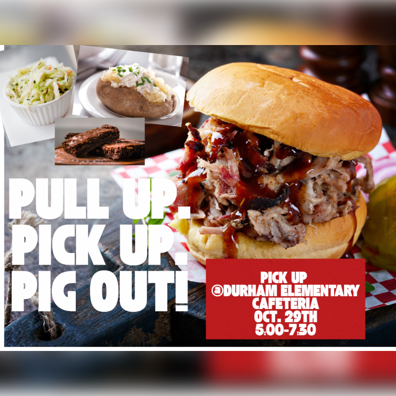 Pulled Pork Dinner Drive Thru Fundraiser