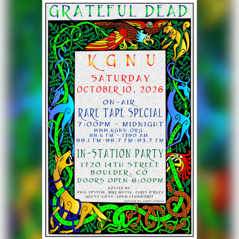 Grateful Dead Rare Tapes Special: Party & Listening Session