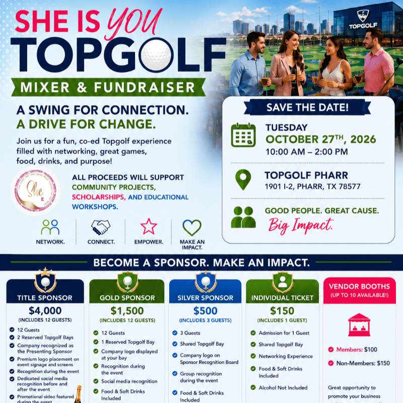 SHE IS YOU - Top Golf Mixer & Fundraising Event.