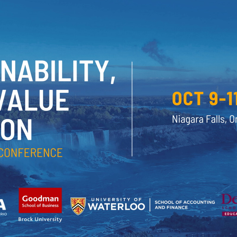 4th Niagara Sustainability, Natural Capital and Value Creation Conference