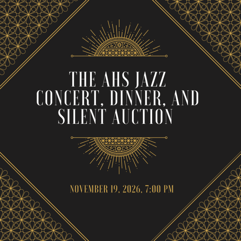 The AHS Jazz Band Presents: Jazz Concert, Dinner, and Silent Auction