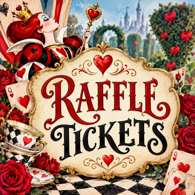 34th Un-Birthday Raffle Tickets
