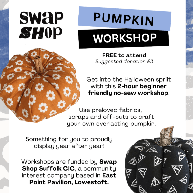 Upcycling Workshop - Fabric Pumpkins