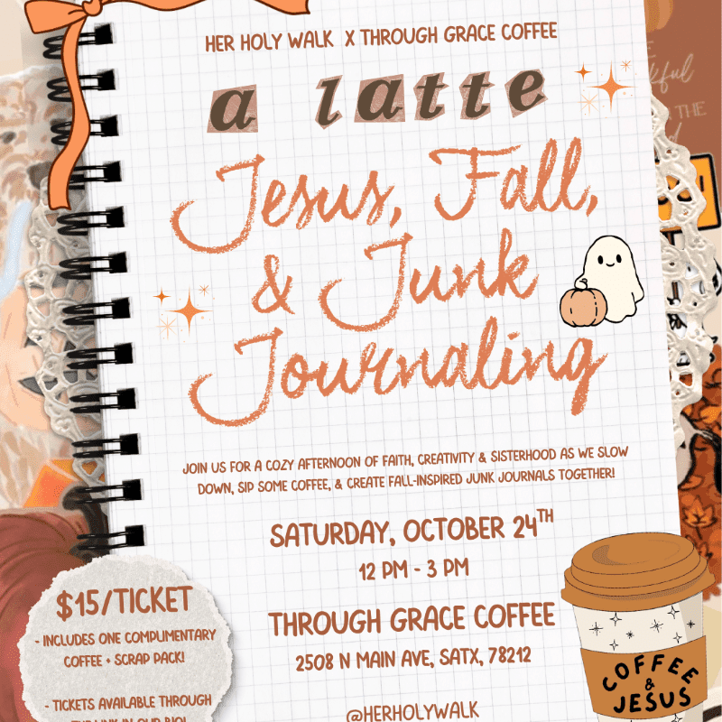 A Latte Jesus, Fall, & Junk Journaling