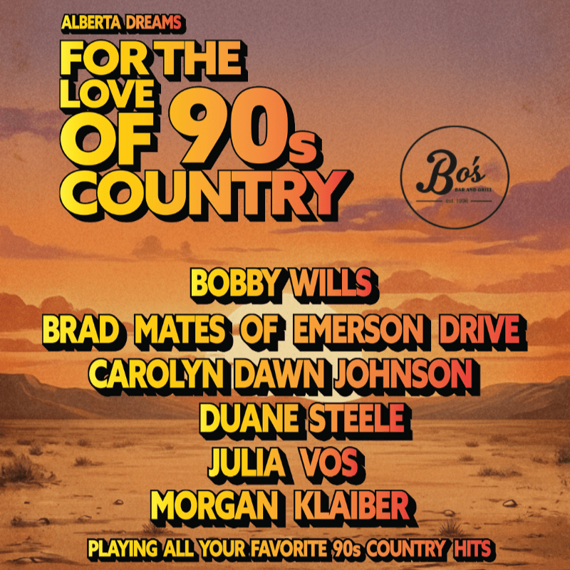For The Love Of 90's Country (Red Deer)