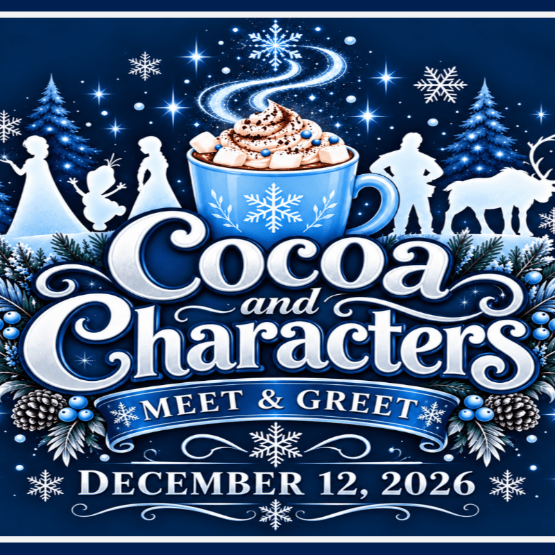 Cocoa and Characters Meet & Greet