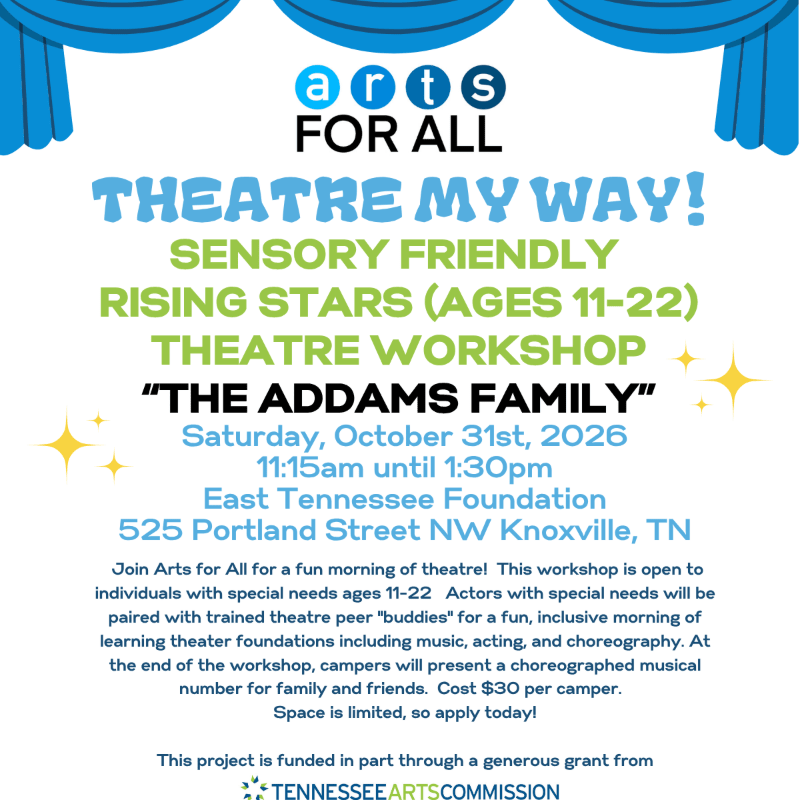Rising Stars Workshop (age 11-22) October 31st, 2026