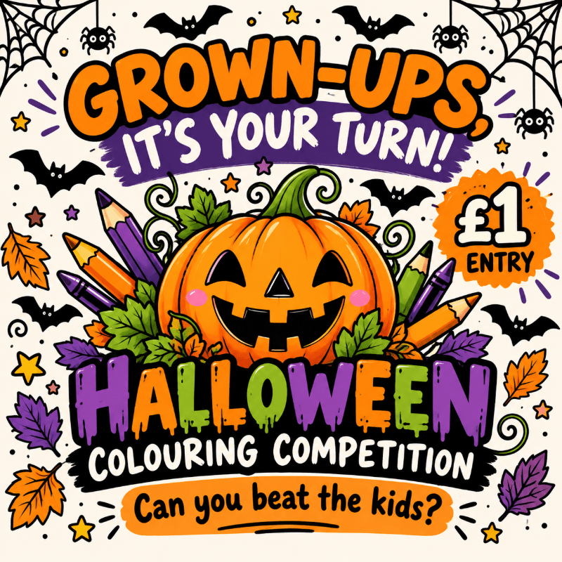 🎃👻 THE GROWN-UPS' HALLOWEEN COLOURING COMPETITION 👻🎃