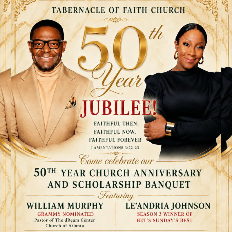 Tabernacle of Faith's 50th Year Jubilee