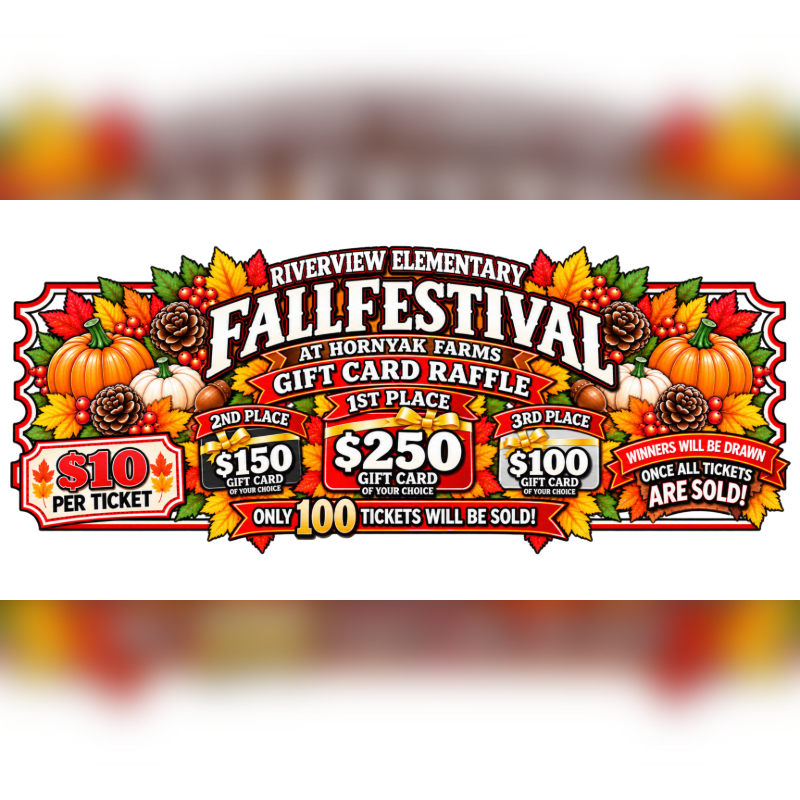 Riverview Elementary Fall Festival Raffle 2026