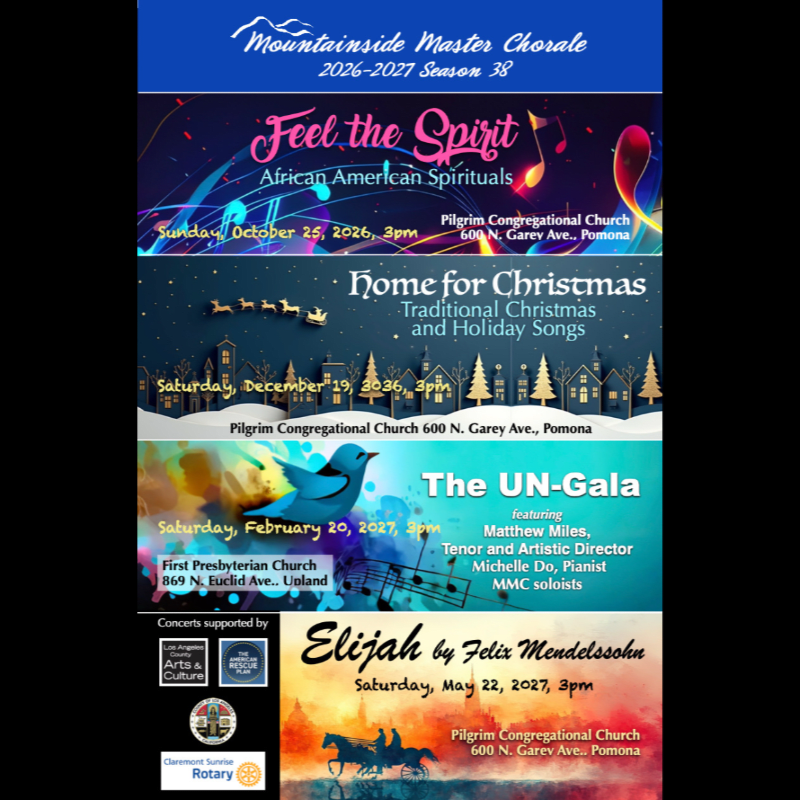 Mountainside Master Chorale 26-27 Season Tickets
