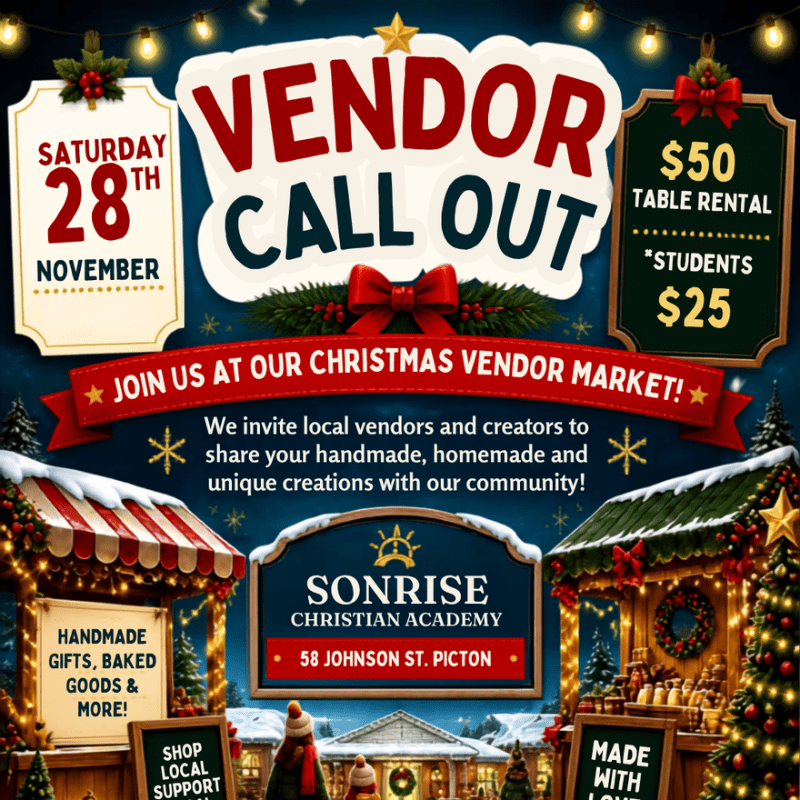 SCA Christmas Vendor Sale- Payment Link