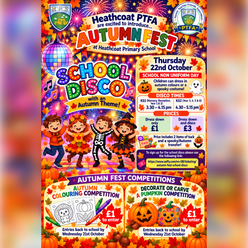 Autumn Fest school disco