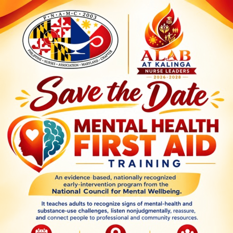 PNAMC MENTAL HEALTH FIRST AID TRAINING
