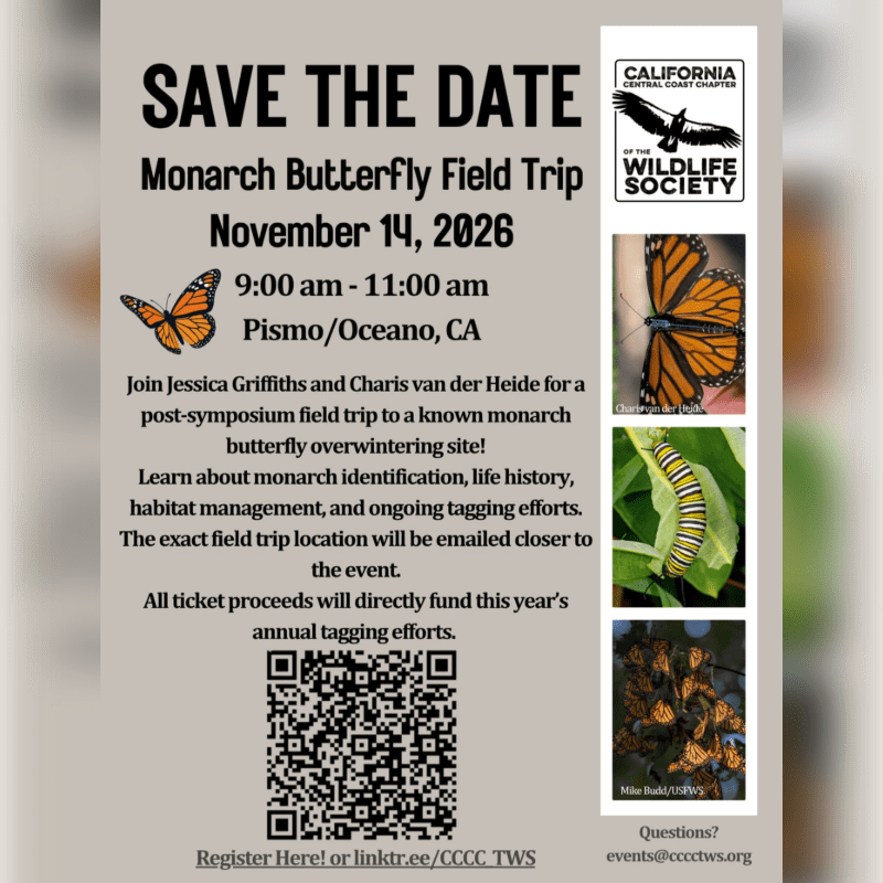 Post-Symposium Field Trip: Monarch Butterfly Field Trip