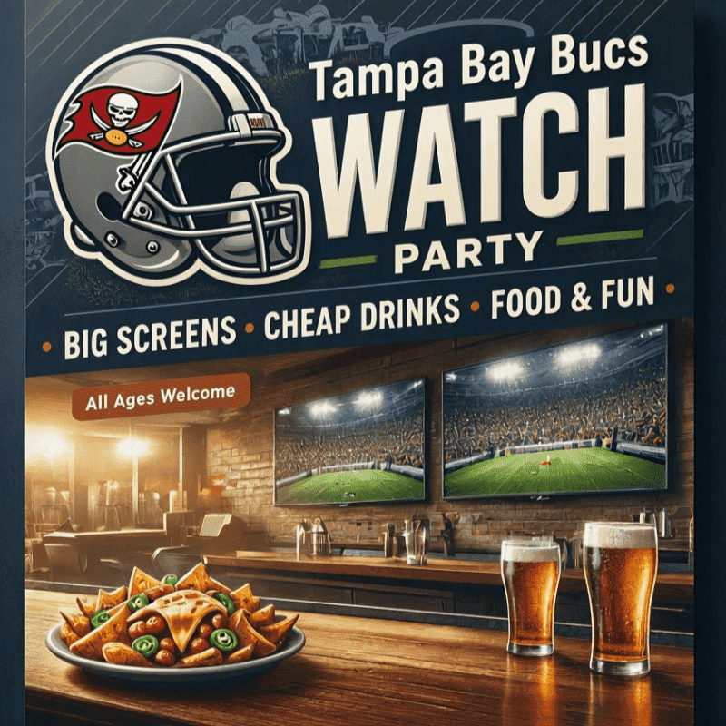 NFL Watch Party! Bucs vs Atlanta Falcons