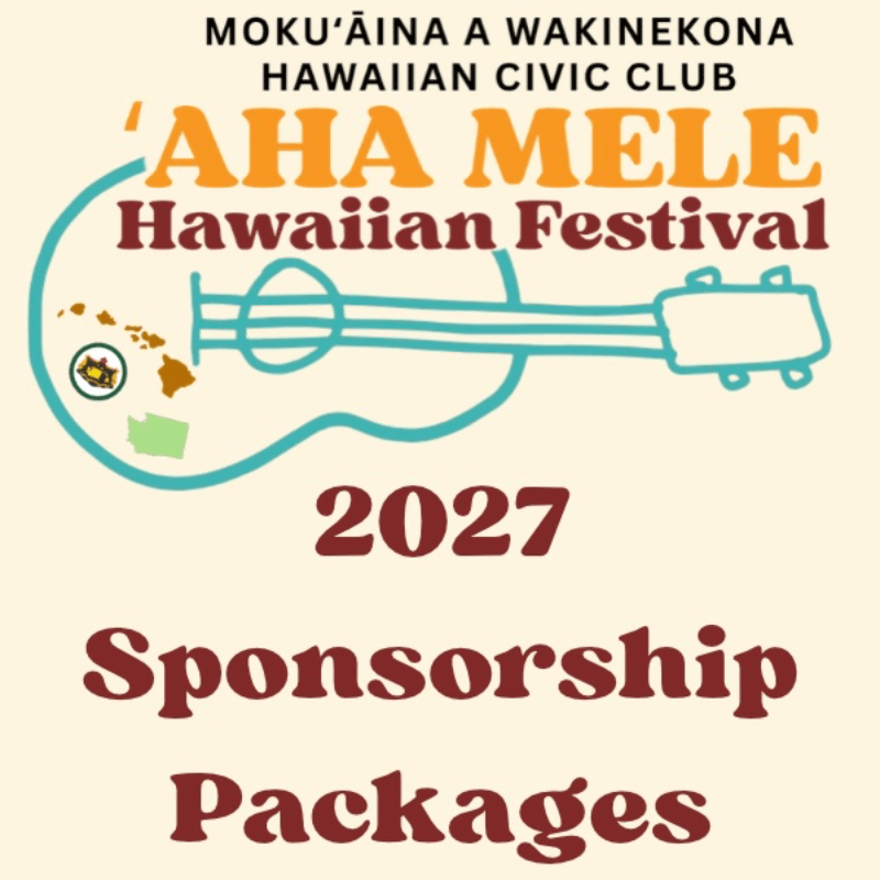 2027 'Aha Mele Hawaiian Festival Sponsorship