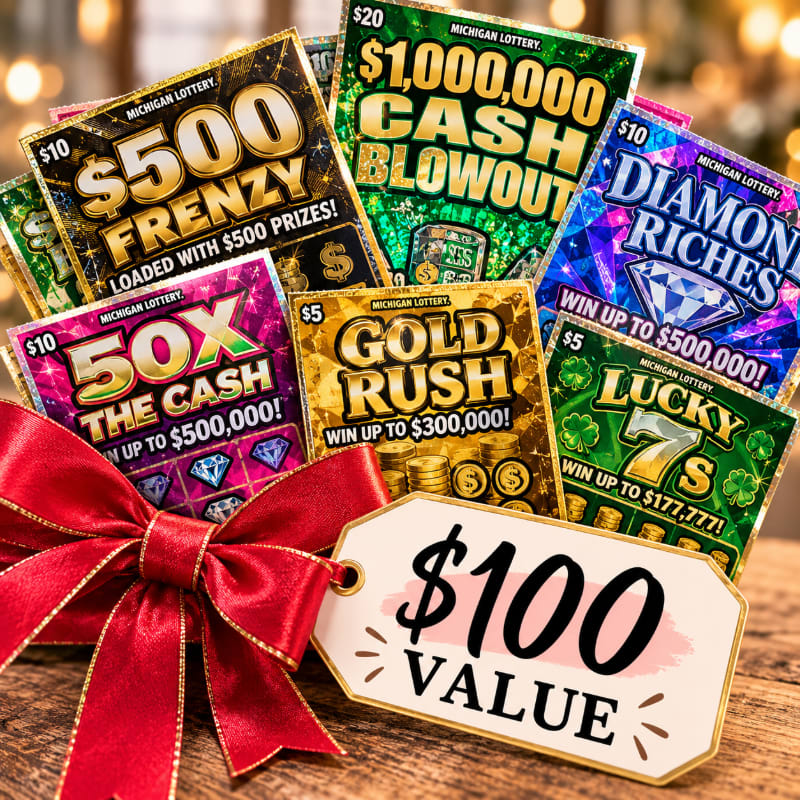 Photo of Scratch-Off Lottery Tickets