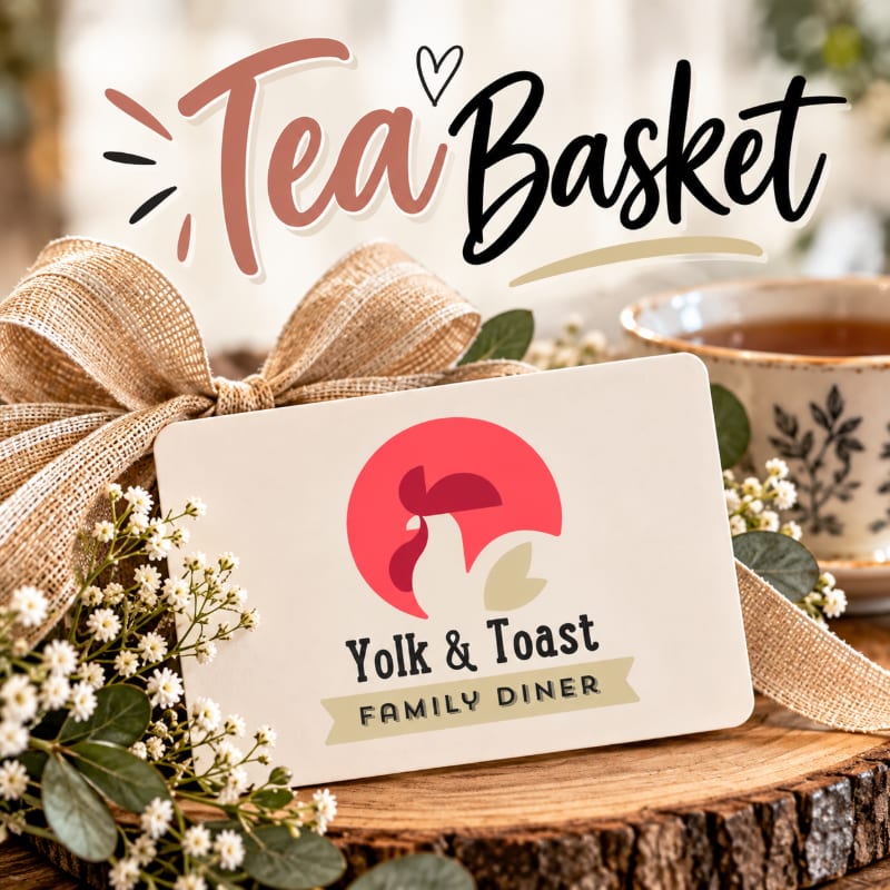 Photo of Yolk & Toast Gift Card + Tea Basket