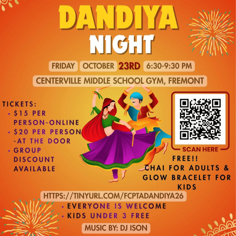 Fremont Council PTA'S Dandiya Night 2026