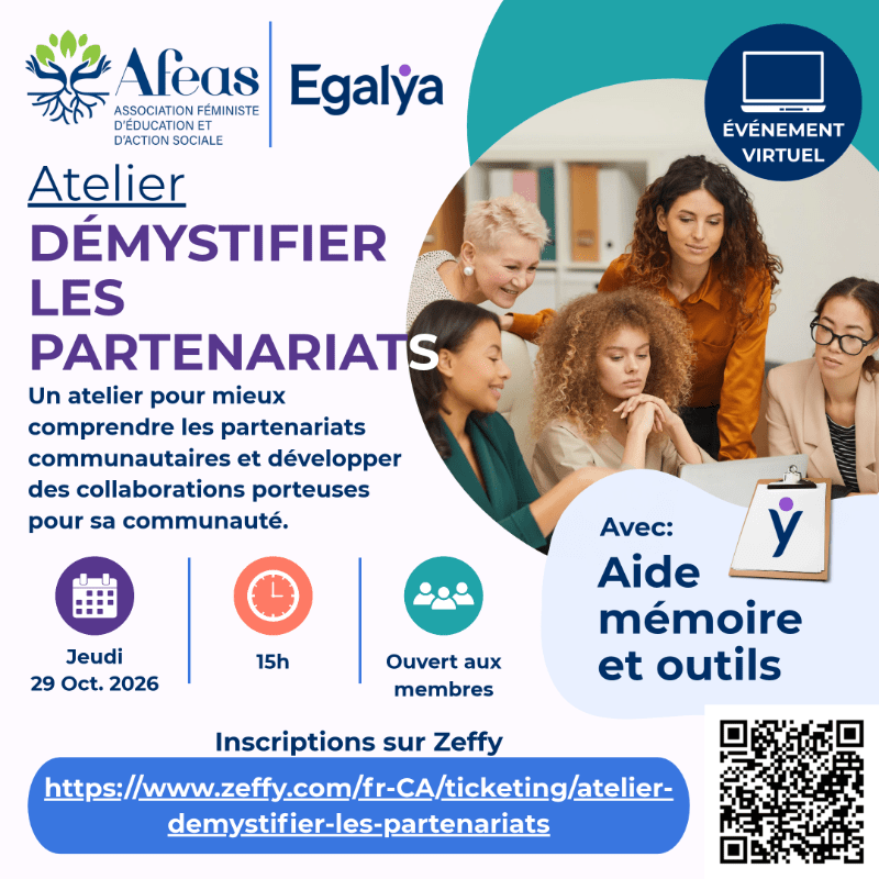 Atelier - DÉMYSTIFIER LES PARTENARIATS