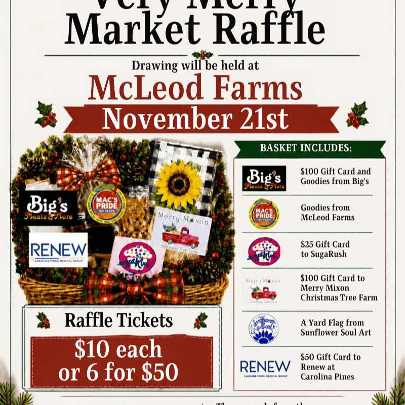 Mcbee Presbyterian Church's Gift Basket Raffle