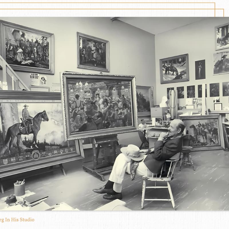 Photo of Arnold Friberg Signed Limited Edition Prints - 2