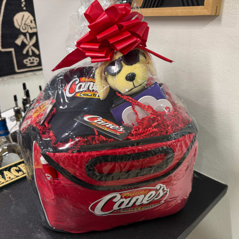 Photo of Cane's Gift Basket donated by Raising Cane's