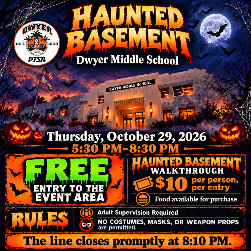 Dwyer Middle PTSA: Haunted Basement
