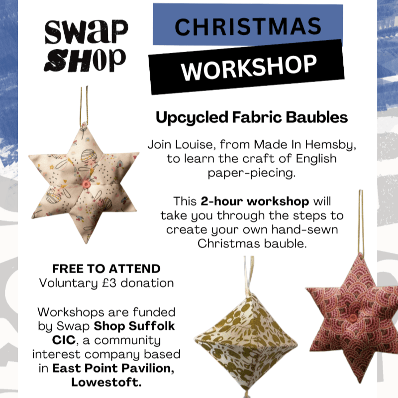 Christmas Workshop - Fabric Baubles
