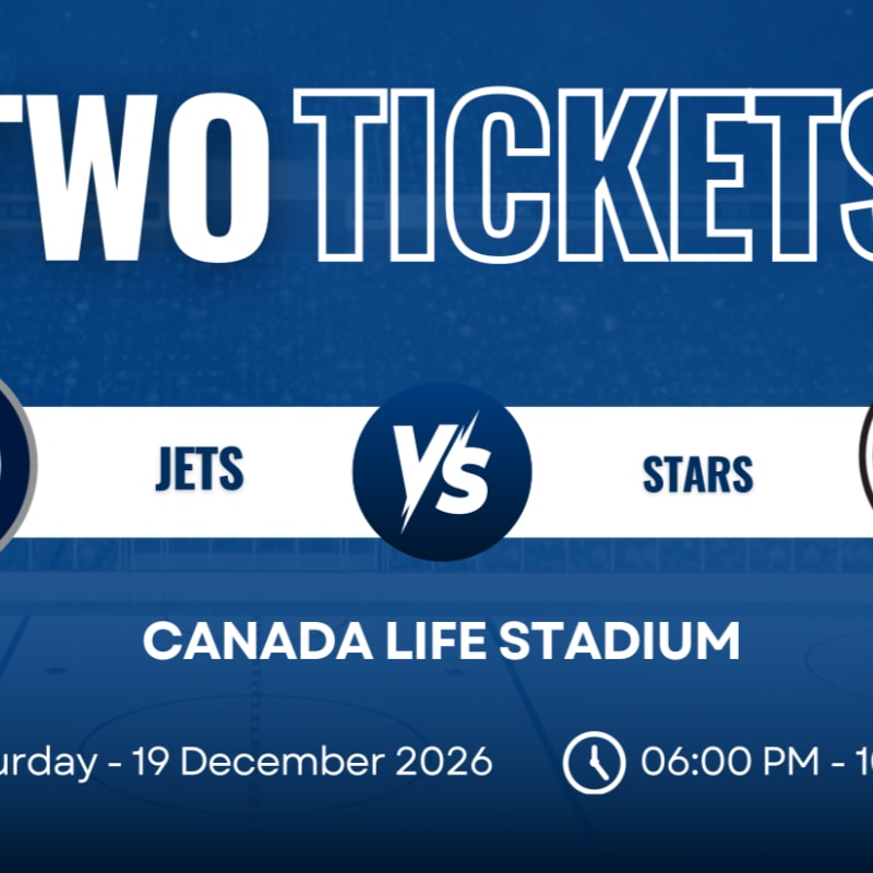 Photo of Grand Prize: 2 Tickets for Dec 19 Winnipeg Jets Game