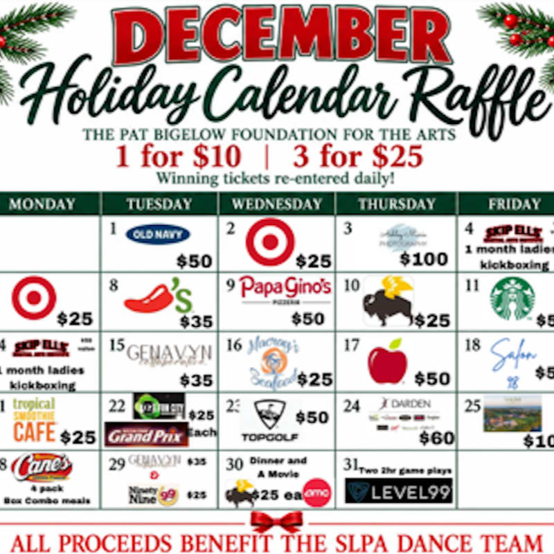 Photo of Gift Card of the Day during the month of December