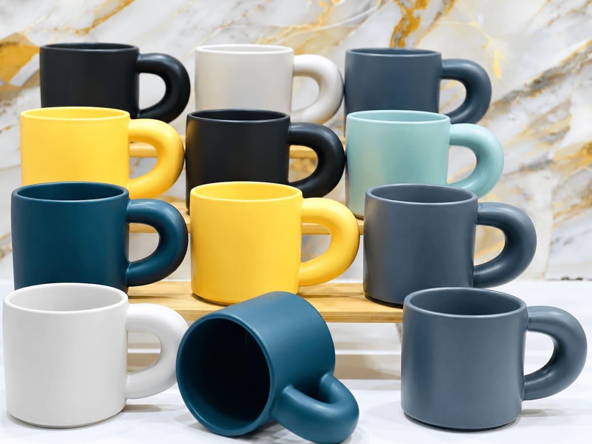 Tasses en céramique 12 pcs