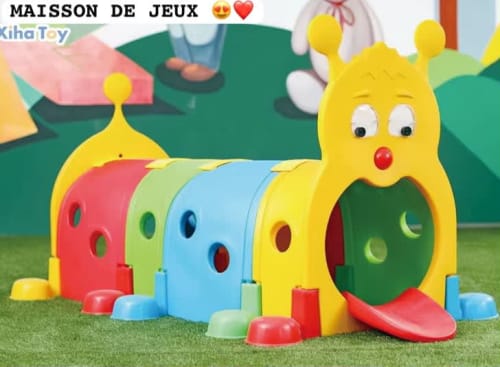 tunnel de jeu pour enfants en forme de chenille