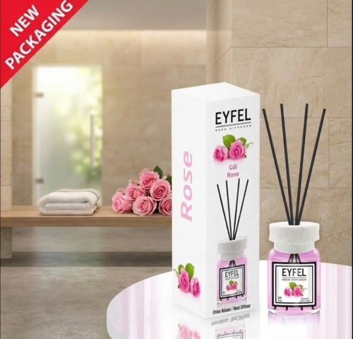 Diffuseur à bâtonnets Eyfel (parfum Rose)