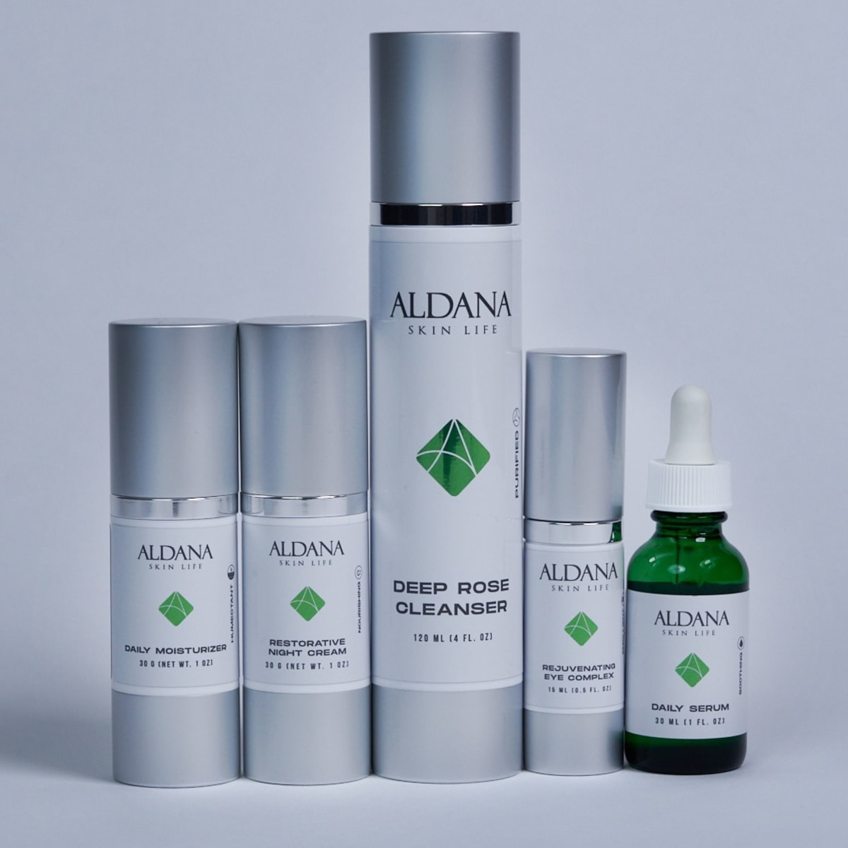 Aldana Skin Life house formulas and partner products