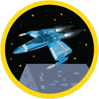 Badge Élaboration d’une application Poste de combat