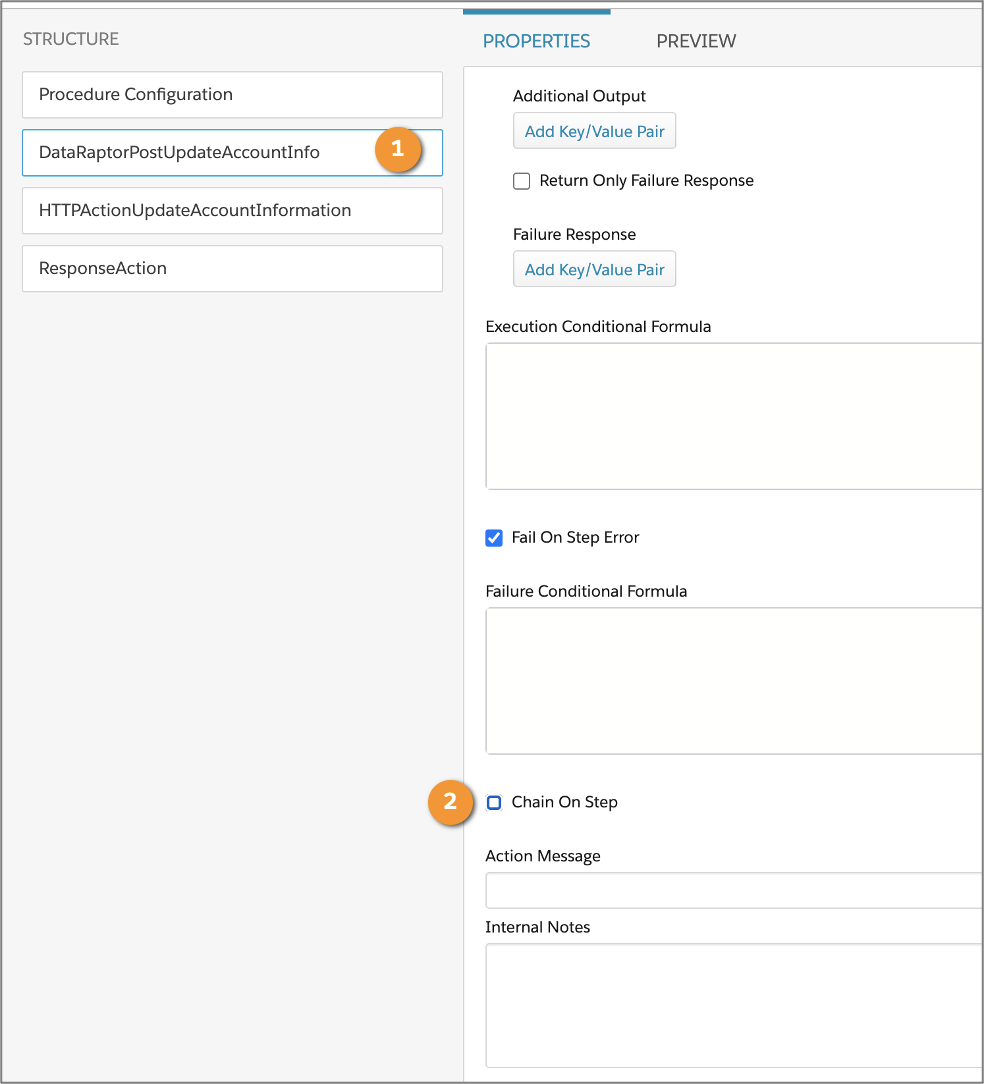 Chain On Step disabled