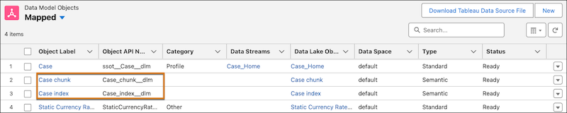 Case chunk and Case index search index files.
